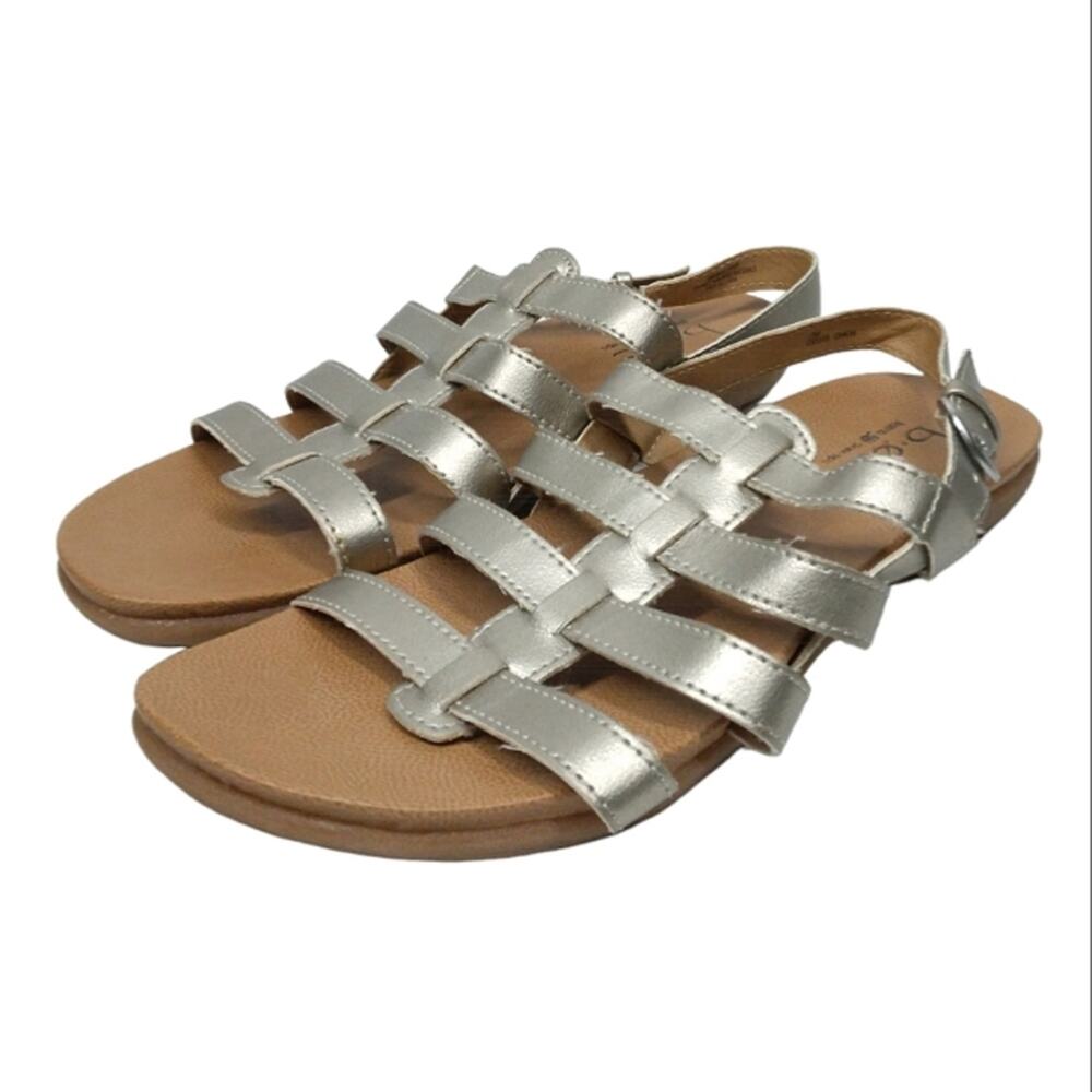 boc Keva Gladiator Strappy Sandals Silver size 7